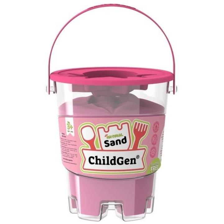 Nisip kinetic ChildGen, roz, 500g