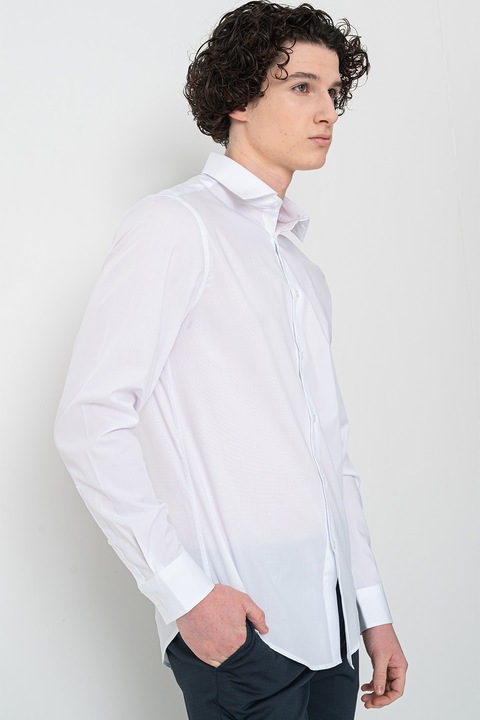 CALVIN KLEIN, Стандартна риза, Бял