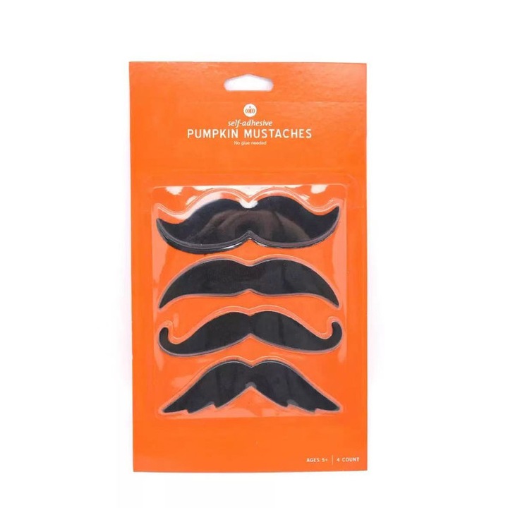 Funny prop mustache Halloween anti real mustache eight character mustache prop party dress up