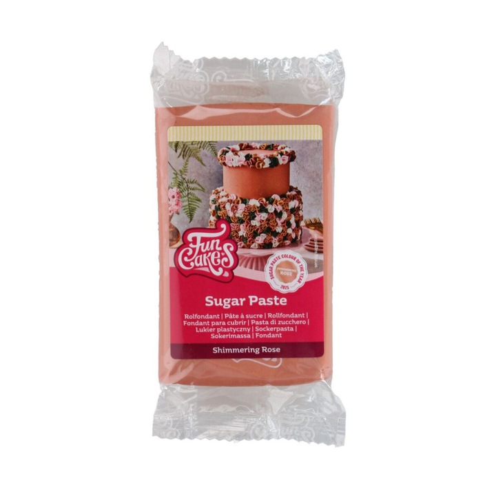 FunCakes fondant, ragyogó rózsaszín, 250g