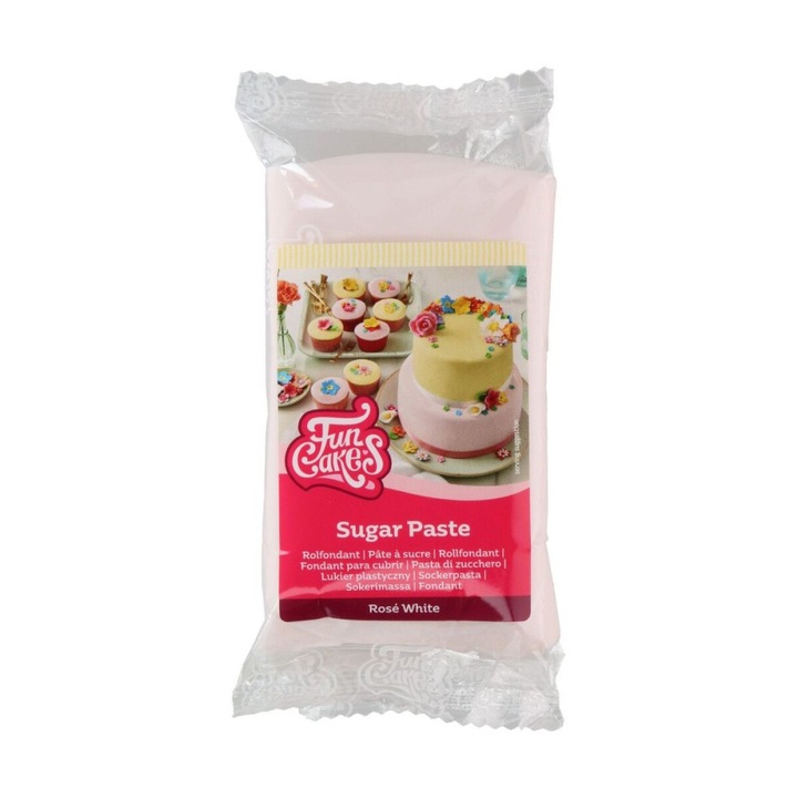 FunCakes fondant, halvány rózsaszín, 250g