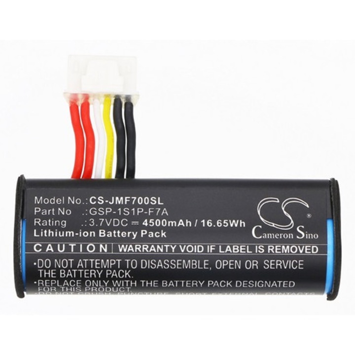 Cameron sino li-ion akkumulátor, 3.7v, 4500mAh, kompatibilis jbl gsp-1s1p-f7a -vel