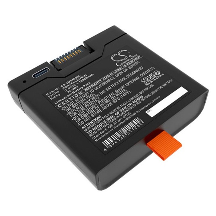 Cameron sino li-ion akkumulátor, 7.4v, 10000mAh, kompatibilis jbl fg4cell21700g -vel