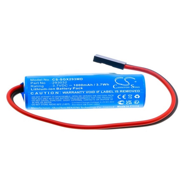 Cameron sino li-ion akkumulátor, 3.7v, 1000mAh, kompatibilis scilogex 293032 kék-vel