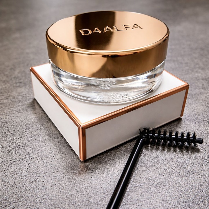 Szemöldökformázó gél D4ALFA, átlátszó, rugalmas tartás