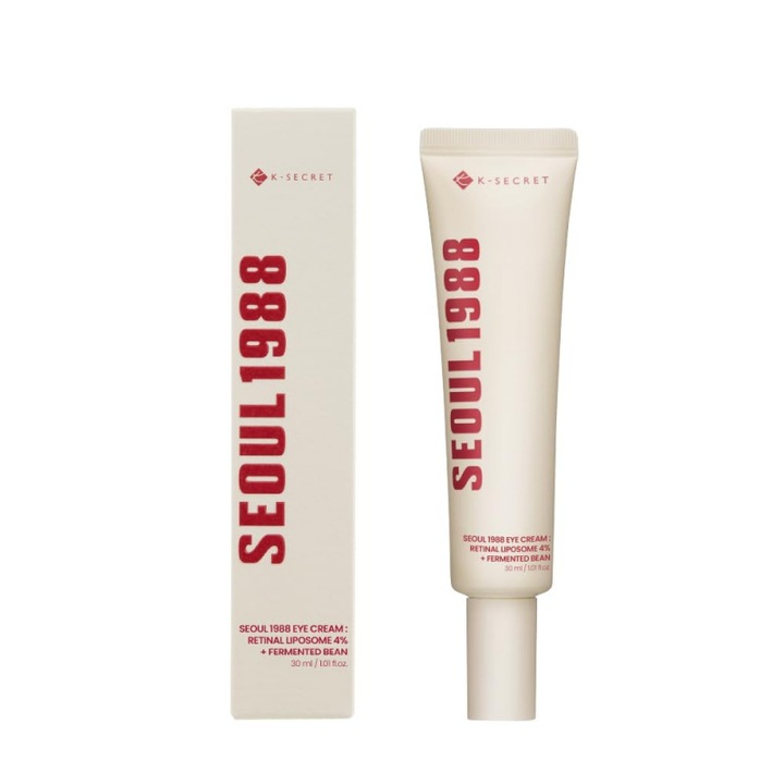 K-secret SEOUL 1988 szemkrém, Retinal Liposome 4% + fermentált szója kivonat, 30ml, öregedésgátló, érett bőrre