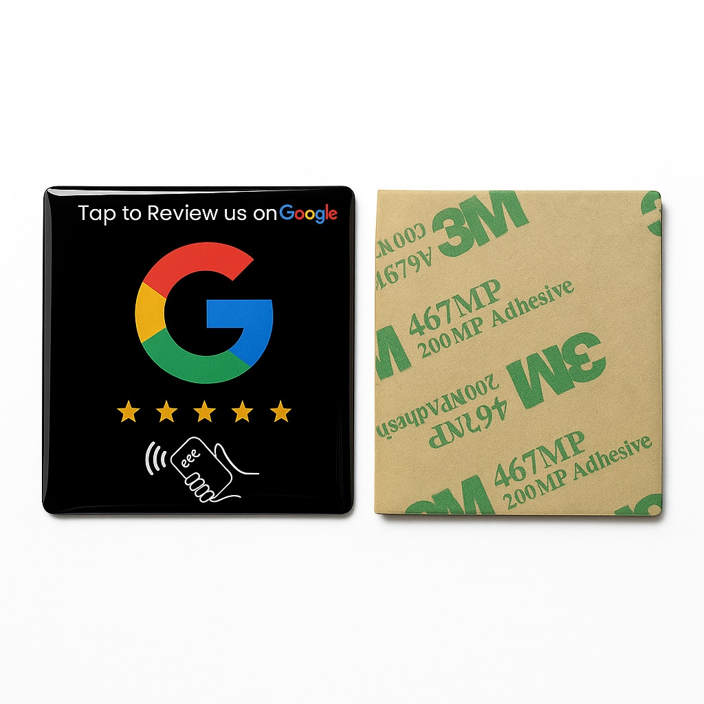 Sticker Google Review Epoxy Neosimply: Smart Tap NFC pentru recenzii ...