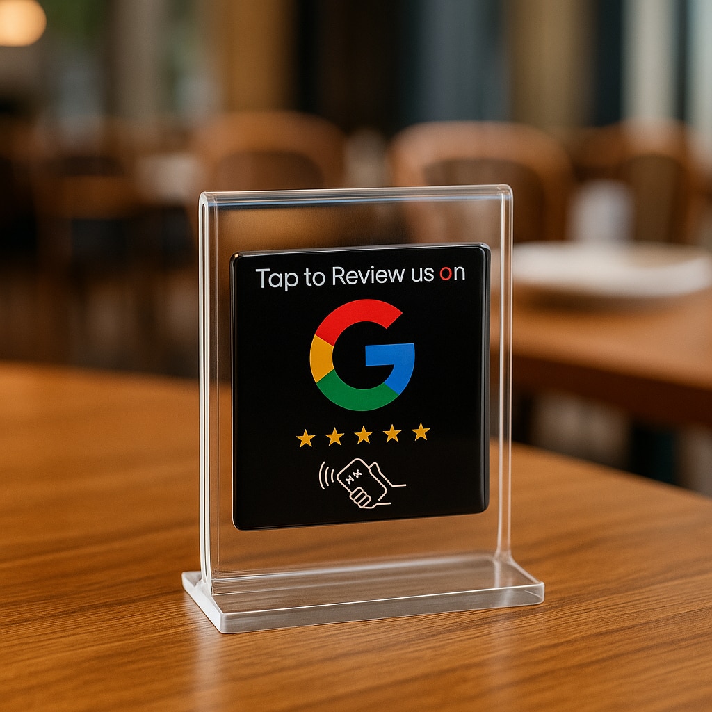 Google Review Table Sticker Sticker Google Review Epoxy Neosimply: Smart Tap NFC pentru recenzii ...