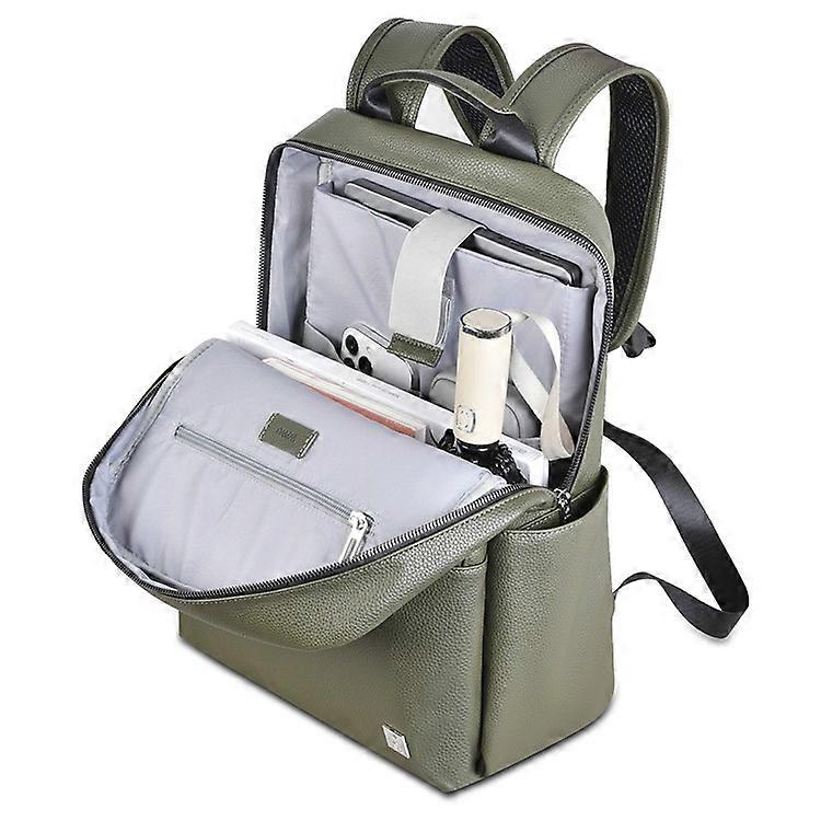 Rucsac laptop Wiwu Osun, capacitate mare, impermeabil, 26.5x21x6cm, verde