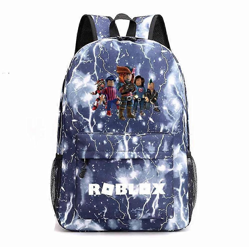 Rucsac laptop multicolor Roblox Galaxy, capacitate mare, 45x18x31cm, impermeabil, usor, pentru scoala si calatorii