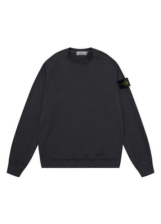 Hanorac barbati, maneci lungi, gri, bumbacwqfwq, Gri inchis