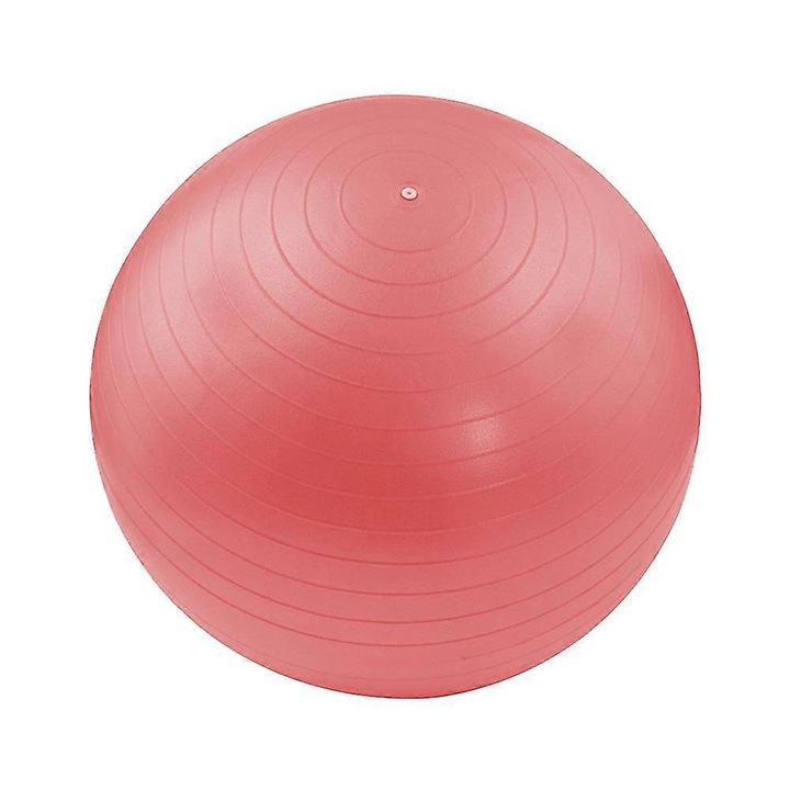 Minge fitness, anti-explozie, pentru Pilates si Yoga, multicolor, cu pompa de umflare, 65cm