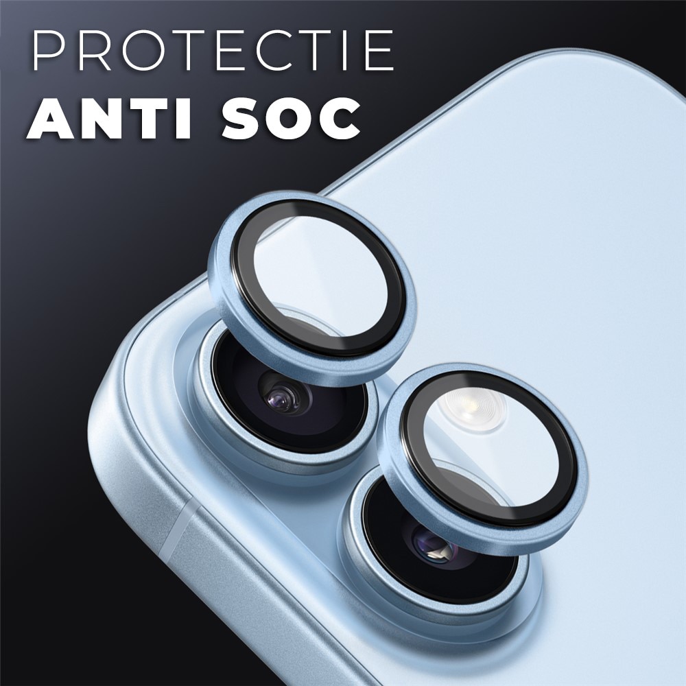 Folie Camera din sticla pentru iPhone 17, Full Cover, Protectie Profesionala, Daden, Ultra Rezistenta, Calitate Premium, Albastru