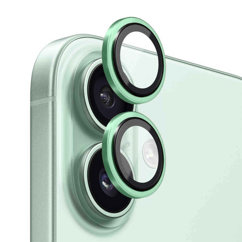 Folie Camera din sticla pentru iPhone 17, Full Cover, Protectie Profesionala, Daden, Ultra Rezistenta, Calitate Premium, Verde