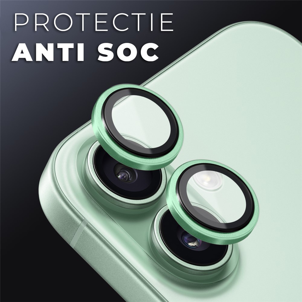 Folie Camera din sticla pentru iPhone 17, Full Cover, Protectie Profesionala, Daden, Ultra Rezistenta, Calitate Premium, Verde