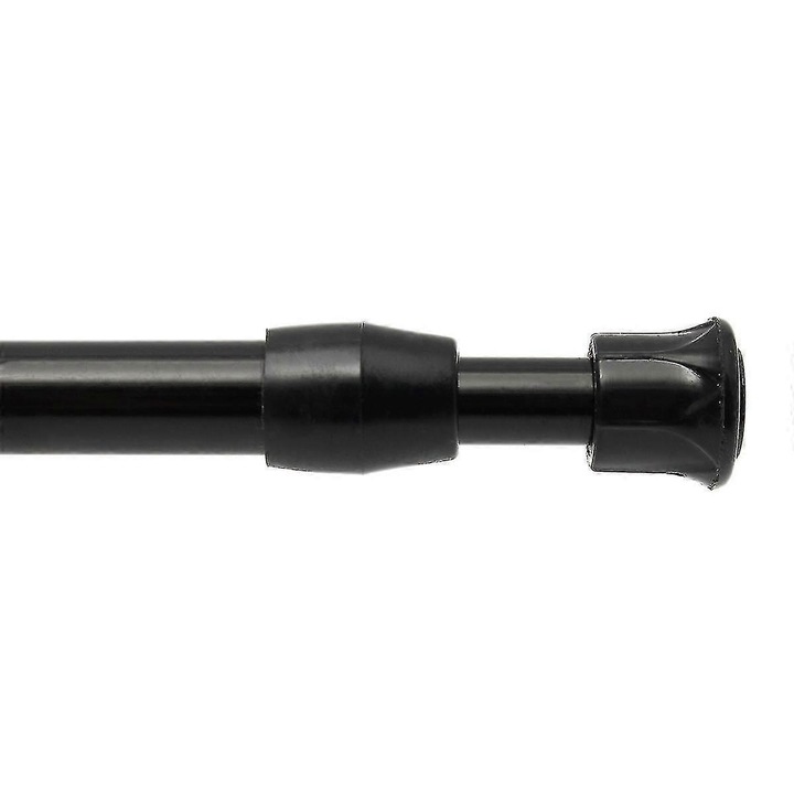 Bara de perdea extensibila ajustabila, 40-70cm, neagra, capacitate 1kg