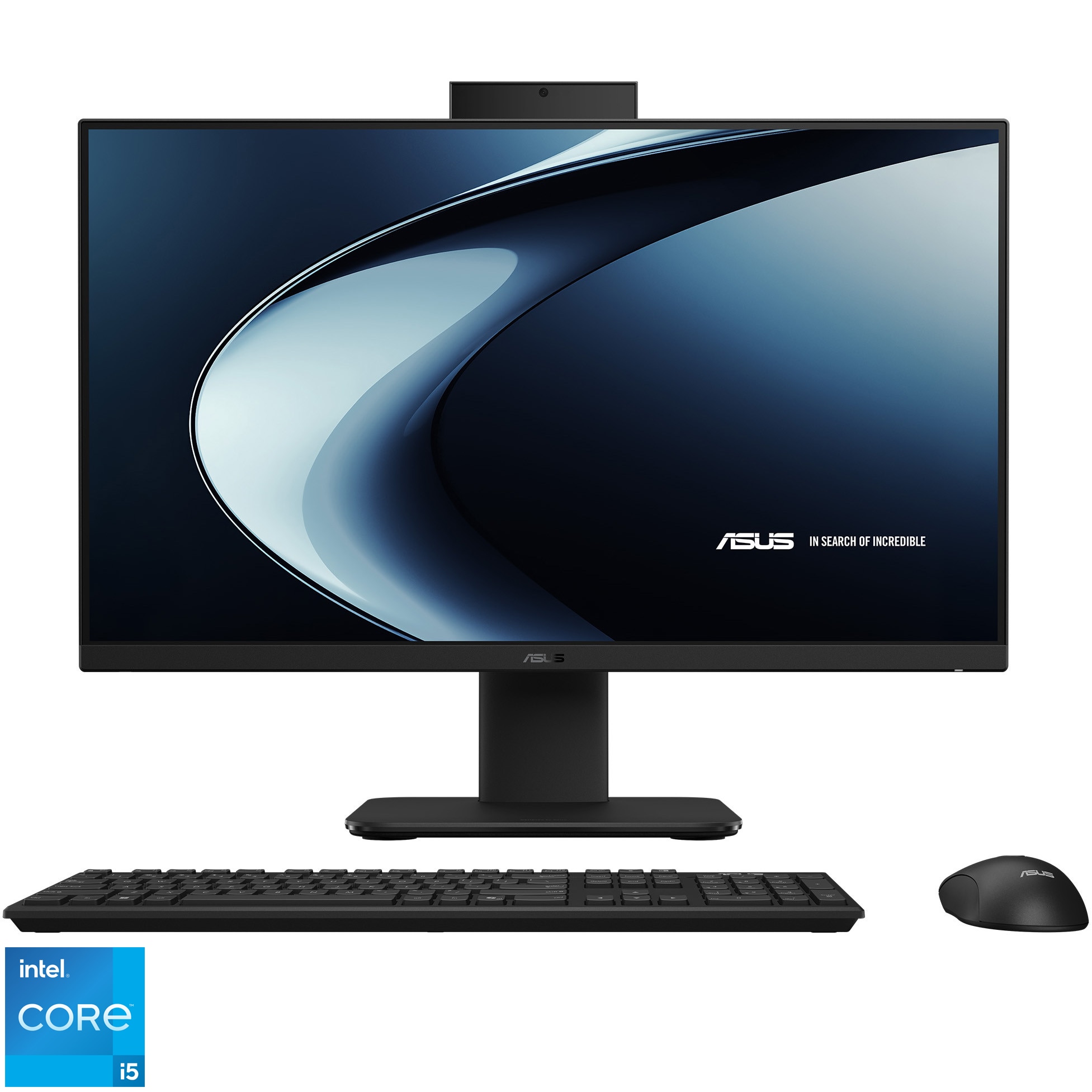 Sistem All in One ASUS V440VAK cu proceor Intel® Core™ i5-13420H pana la 4.6GHz, 23.8" Full HD, 100Hz, 32GB DDR5 RAM, 1TB SSD, Intel UHD Graphics, No OS, Black
