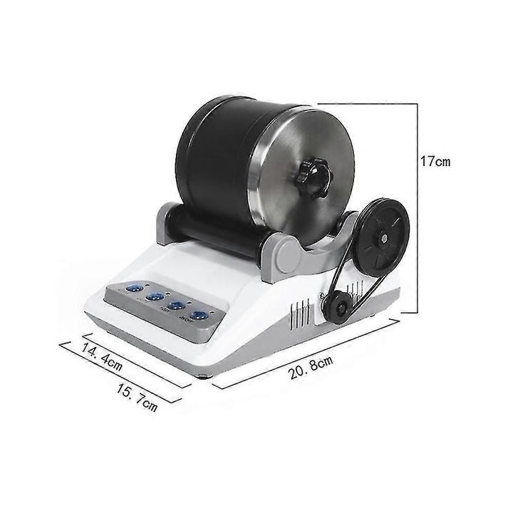 Електрически комплект за полиране на камъни с аксесоари, Бял/Черен, AC220V