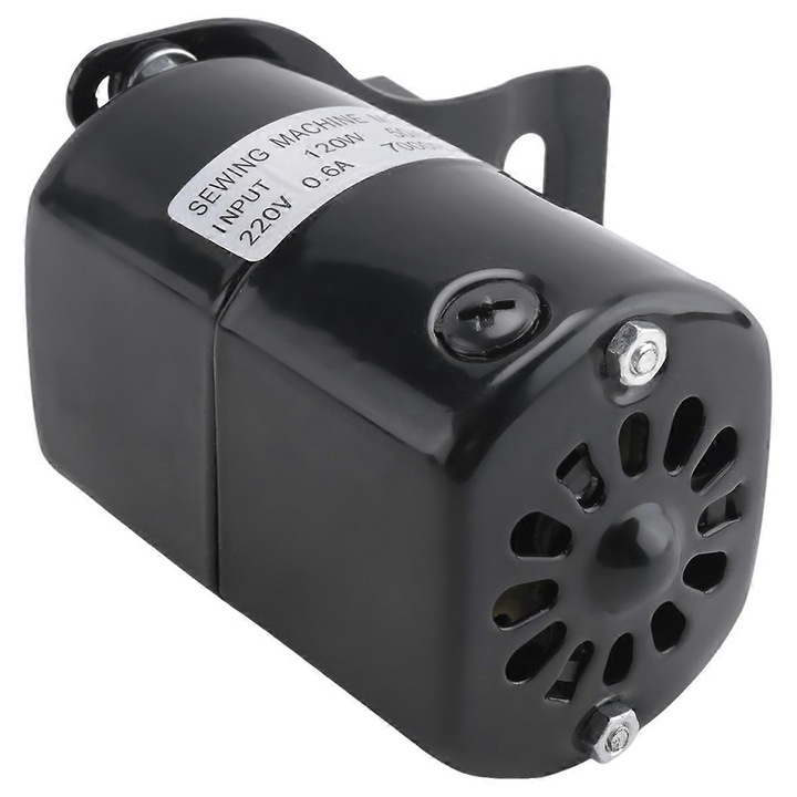 Мотор за шевна машина 120W, 7000 об/мин, 0.6A, черен