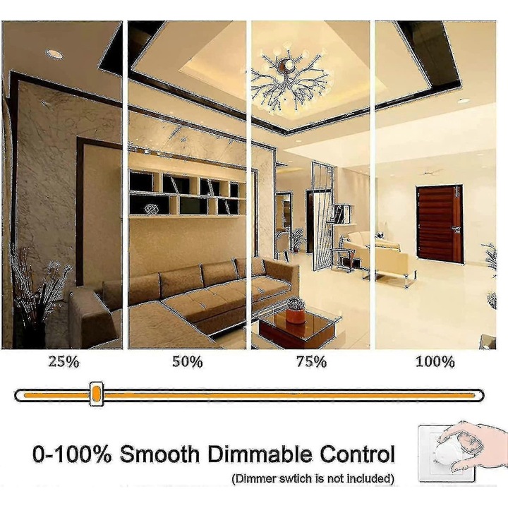 Bec LED R7S 118mm 30W, 3000K, 3000 lumeni, dimabil, set de 1 bucata