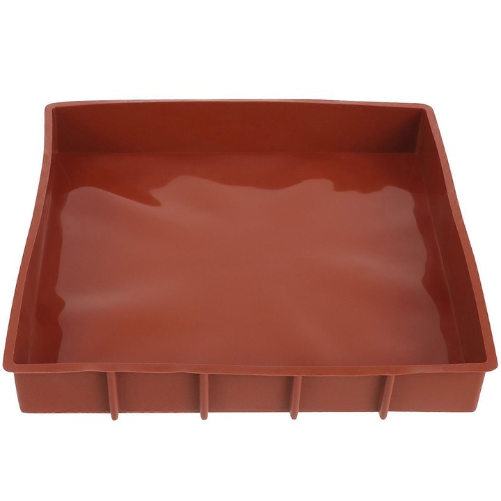 Szilikon sütőforma, 30x26x4.2cm, barna