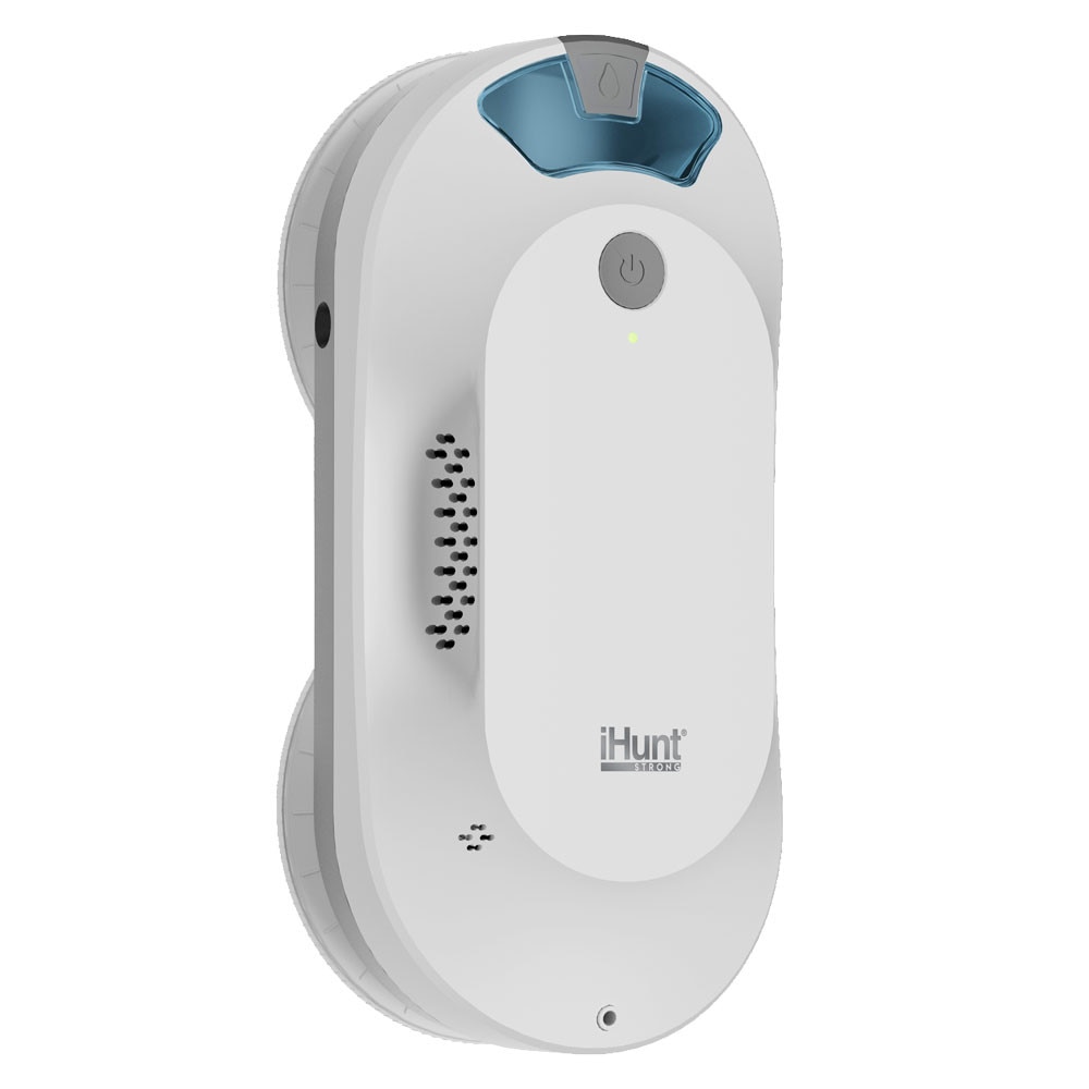 Robot autonom de curatare geamuri iHunt Smart Window Robot 4 Ultra, 72W, Wi-Fi, Pulverizator Apa, Acumulator, Viteza imbunatatita, Rezervor 65ml, Protectie anti-cadere, Telecomanda, Aplicatie Control Android / iOS, White