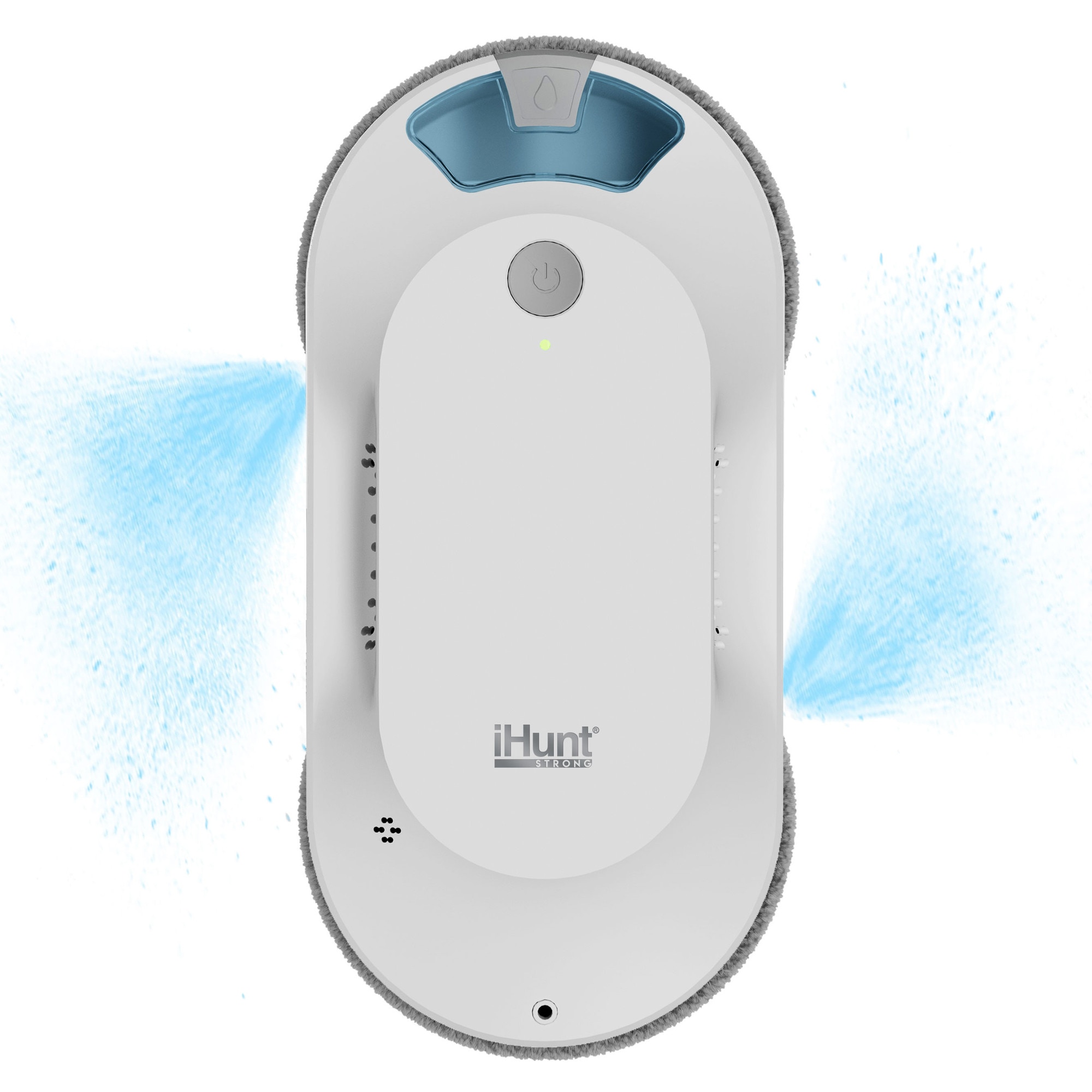 Robot autonom de curatare geamuri iHunt Smart Window Robot 4 Ultra, 72W, Wi-Fi, Pulverizator Apa, Acumulator, Viteza imbunatatita, Rezervor 65ml, Protectie anti-cadere, Telecomanda, Aplicatie Control Android / iOS, White