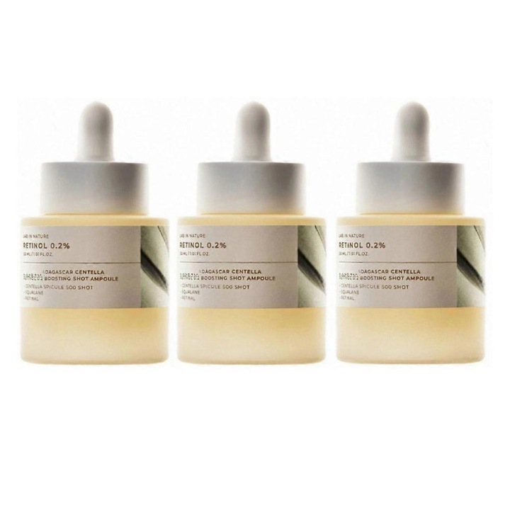 Ser de fata cu retinol 30ml, set 3 bucati, imbunatateste fermitatea pielii, non-irritant, pentru toate tipurile de ten