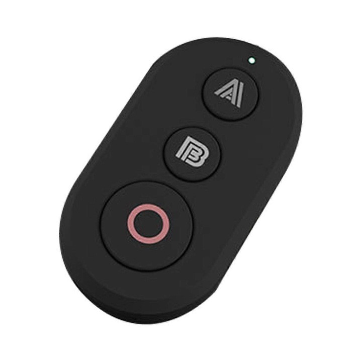 Bluetooth дистанционно управление за екшън камера, съвместимо с Insta360 X4, X3, X2, Ace Pro 2, GoPro 13, 12, 11, черно, преносимо