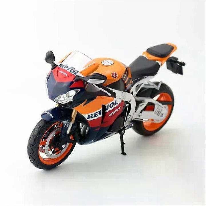 Мотоциклет играчка, 1/12 Honda Cbr1000rr Fireblade Repsol, сплав/пластмаса, оранжев