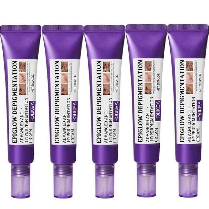 Крем за лице, Houkea, Против хиперпигментация, комплект от 5 броя, за чувствителна кожа, 30 гр