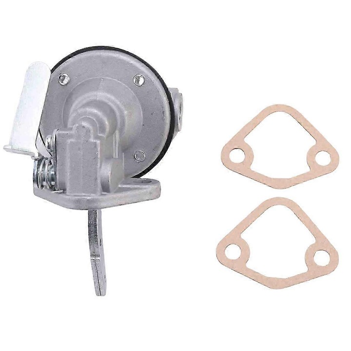 Горивна помпа, за двигател Yanmar 2GM20 2GMF 3GMF, метална, сребриста, комплект 1x помпа + 2x уплътнения