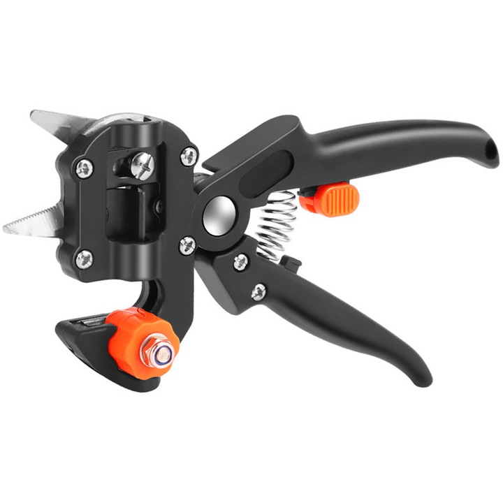 Cleste/Aparat pentru altoit Heinner 8201, lame reversibile tip V-U-Ω, pomi, vie, plante
