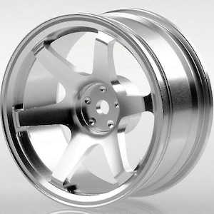 Set 4 jante auto, aluminiu, 52mm, 12mm hex, argintii, 26mm latime, argintiu