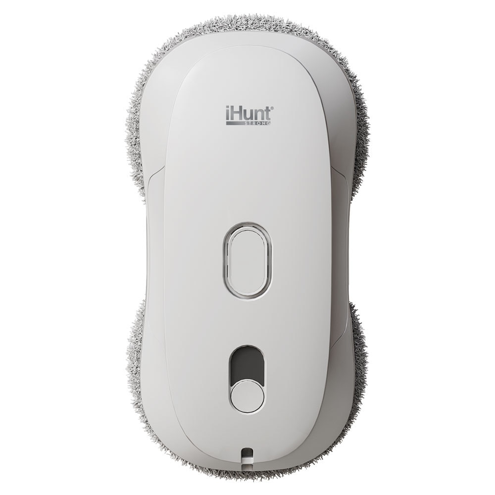 Robot autonom de curatare geamuri iHunt Smart Window Robot 3 Ultra, 72W, Pulverizator Apa, Acumulator, Viteza imbunatatita, Rezervor 65ml, Protectie anti-cadere, Control Telecomanda, White