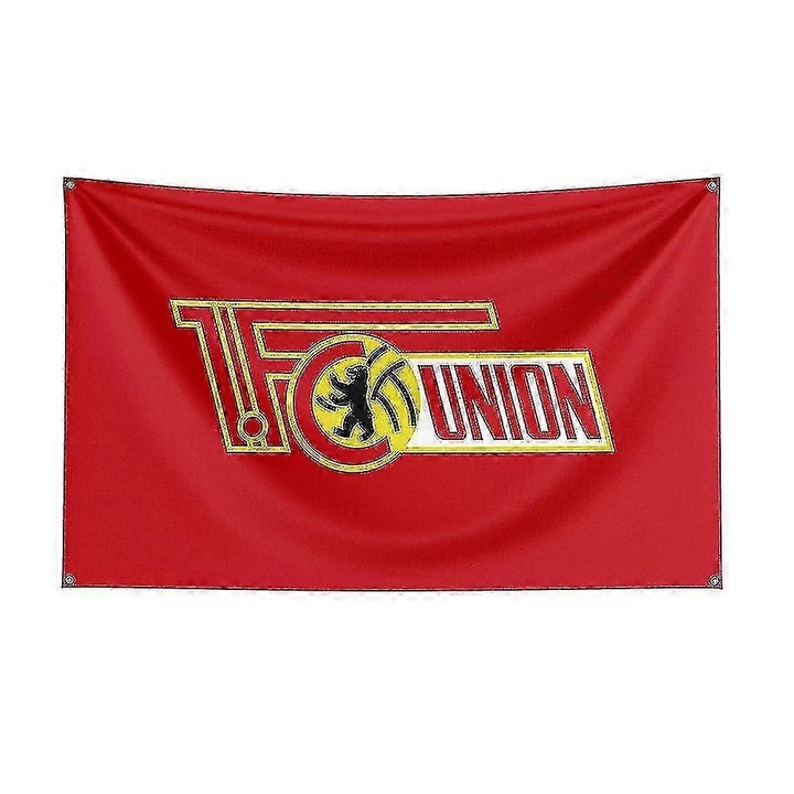 Steag Sportiv Fc Union Berlin, Poliester, 90x150cm, Printat, Decorativ