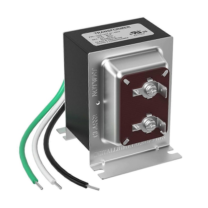 Transformator video interfon 24V 40VA, negru si argintiu, pentru mai multe dispozitive