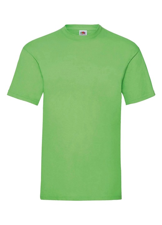 Póló, pamut, dupla varrás, lime, Citrom, 3XL