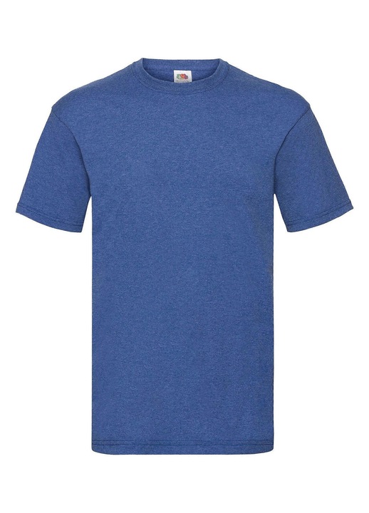 Férfi rövid ujjú póló, pamut, Királykék, 3XL