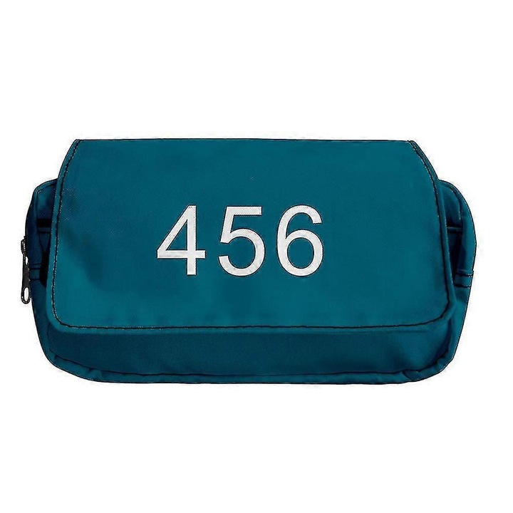 Несесер, модел "Игра на калмари", уникален дизайн, голям капацитет, 22x12x9см, многоцветен