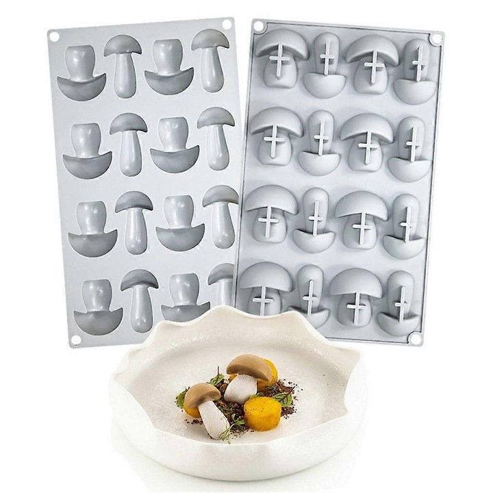 Forma prajituri, silicon, ciuperca