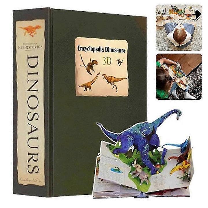 Enciclopedia Prehistorica Dinosaurs, 25x20cm, 220g