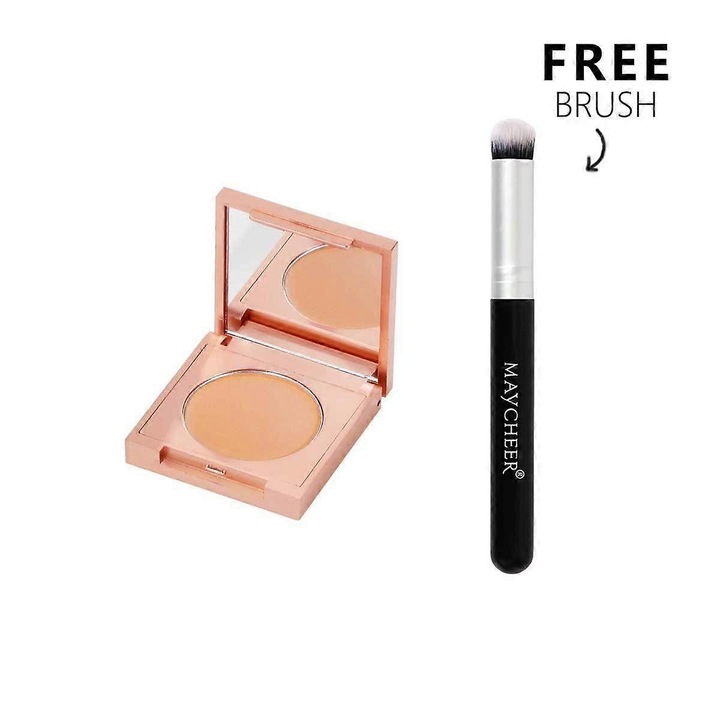 Színezett korrektor szem alatti karikákra, 4 árnyalat, könnyű textúra, kompakt, karikákra