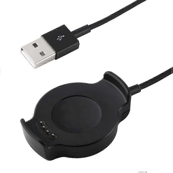 Incarcator cradle portabil pentru smartwatch Huawei Watch 2, 100cm, negru