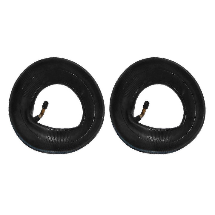 Set 2 Tuburi Interioare 200x50mm, Negru, pentru Trotinete Electrice