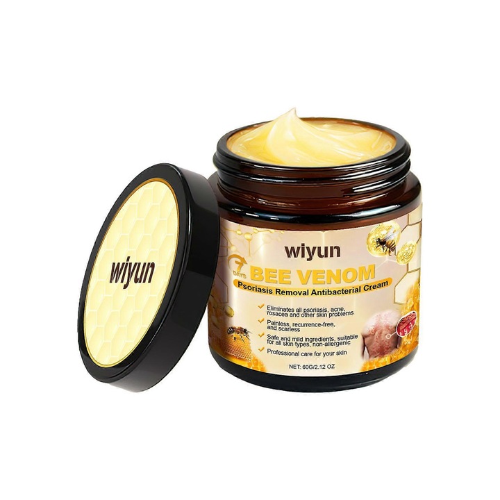 Psoriasis krém méhméreggel és mentakivonattal, Hidratáló, Antibakteriális, 100ml