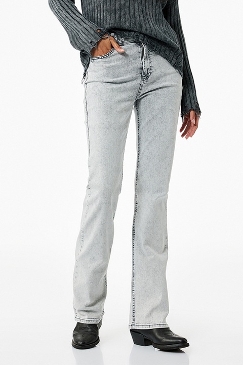 KOTON, Blugi slim-fit Victoria, Gri deschis