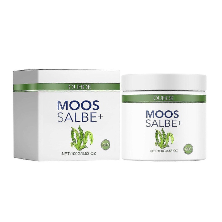 Anti-aging arckrém szett mohával, OUHOE, kollagénnel és aloe verával, 100g, 3 db