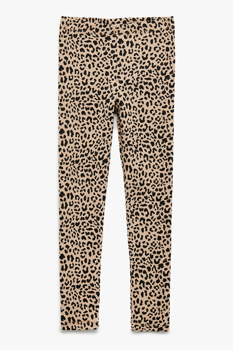 KOTON, Colanti cu animal print, Negru, Bej, 110-116 CM