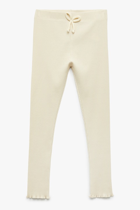 KOTON, Colanti cu aspect striat, Crem